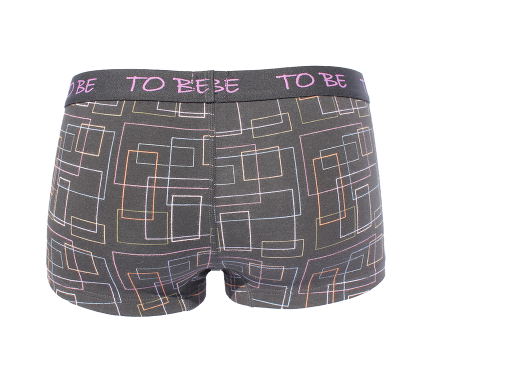 2  - pk. Black print & yellow
