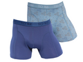 2 - pk. Dark Blue & print.