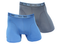 2 - pk. Oceanblue & bright grey.
