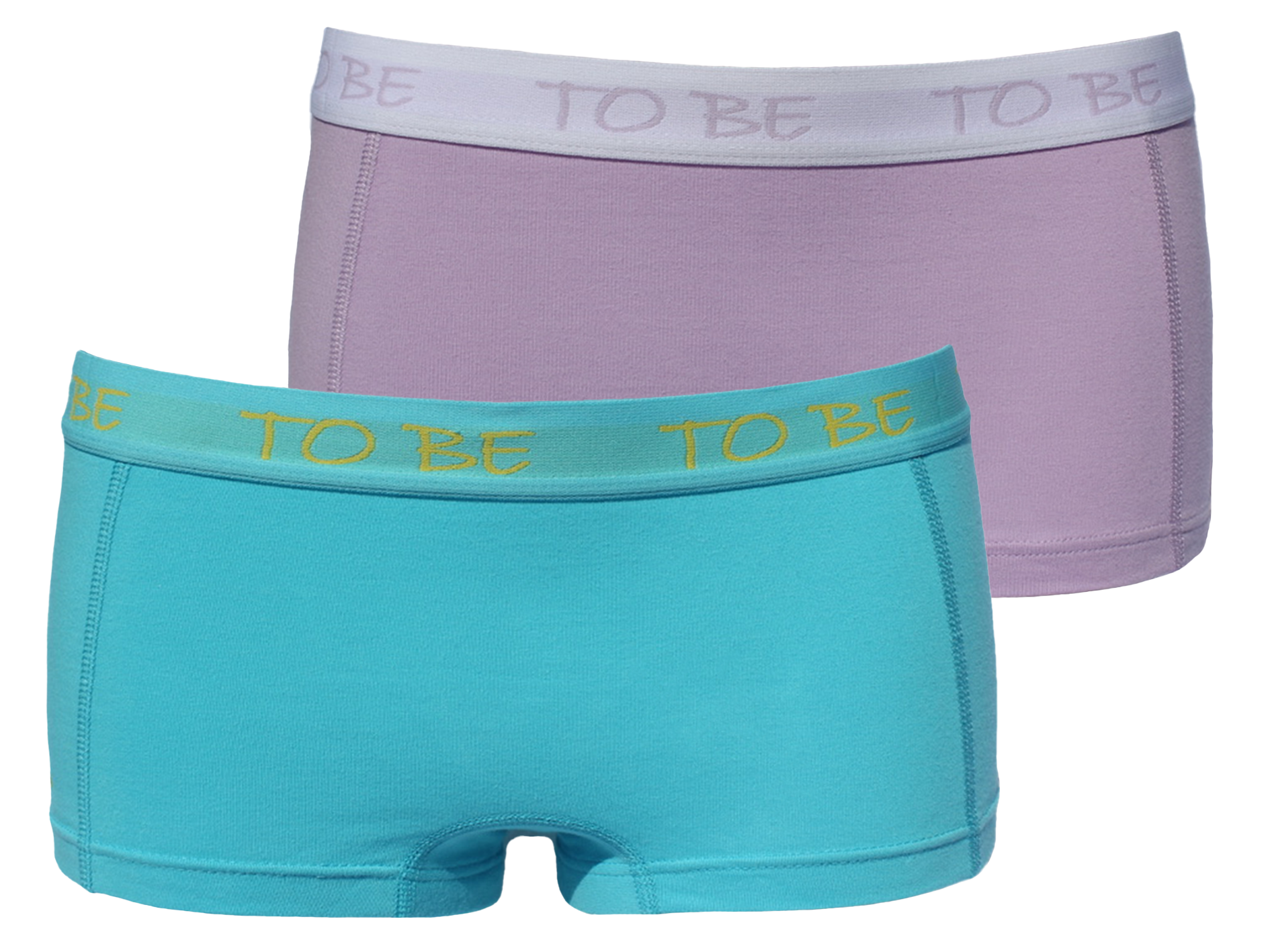 2  - pk. Turquoise & light purple.