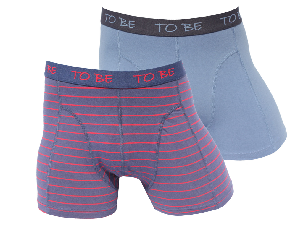 2 - pk. Stripes & serinity blue.