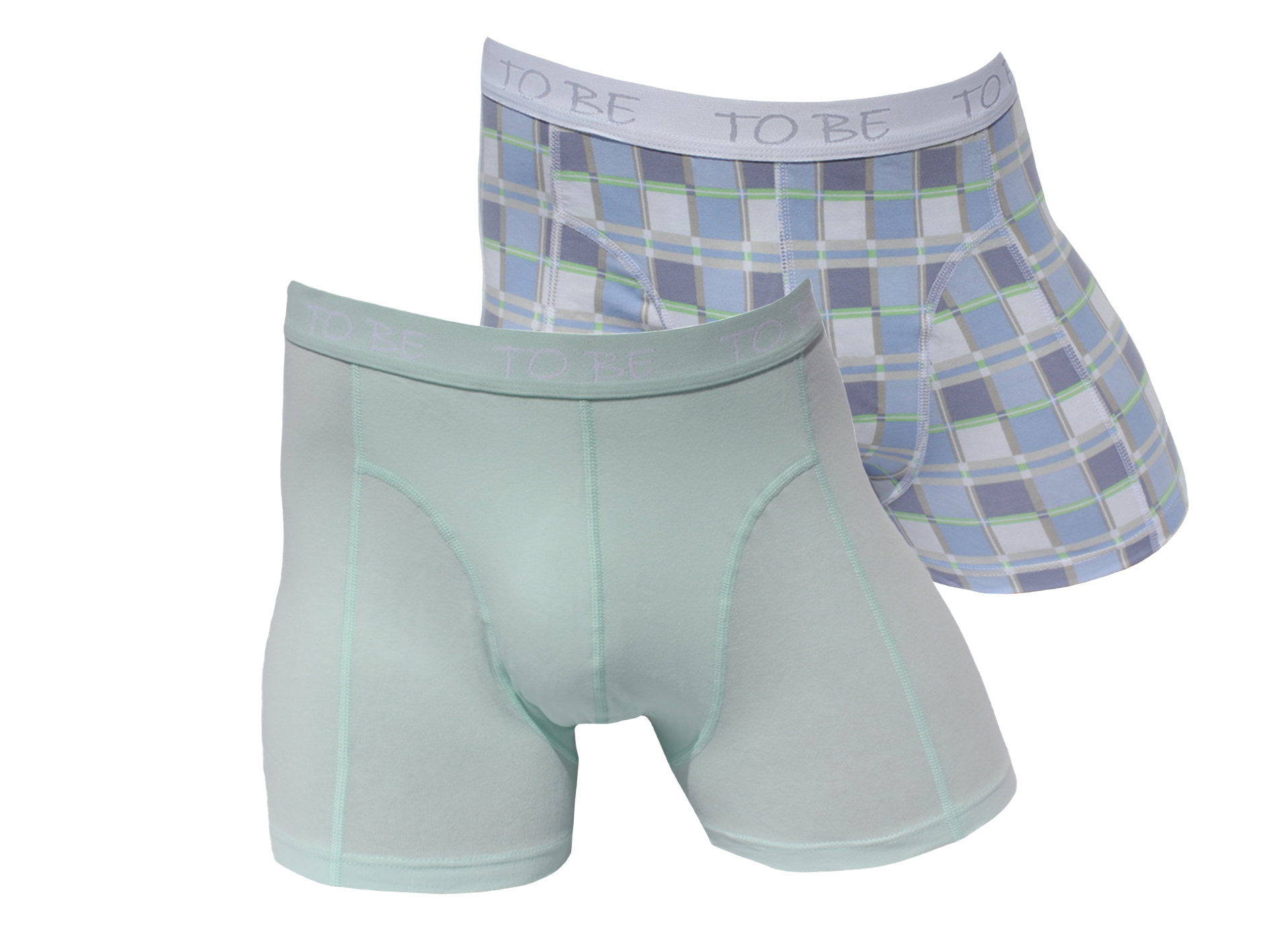 2 - pk. Mintgreen & prints.