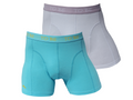 2 - pk. White & turquoise